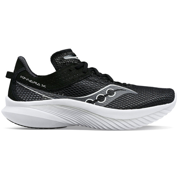 Women's Saucony Kinvara 14, Black/White, 10 D Wide