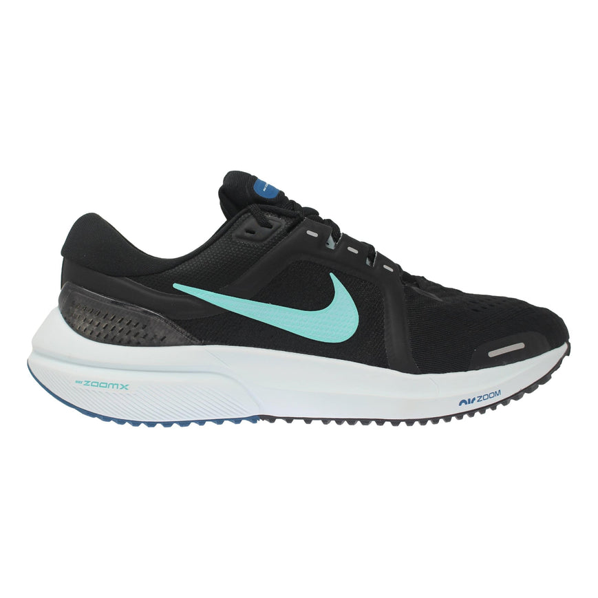 Women's Nike Air Zoom Vomero 16, Black/Aurora Green-Ghost Aqua, 7.5 B Medium
