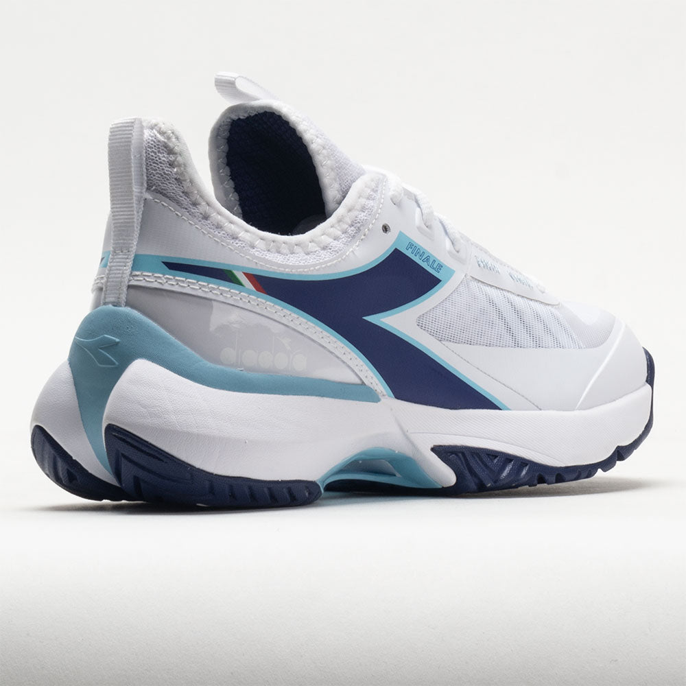 Diadora Finale AG Women's White/Blue Print