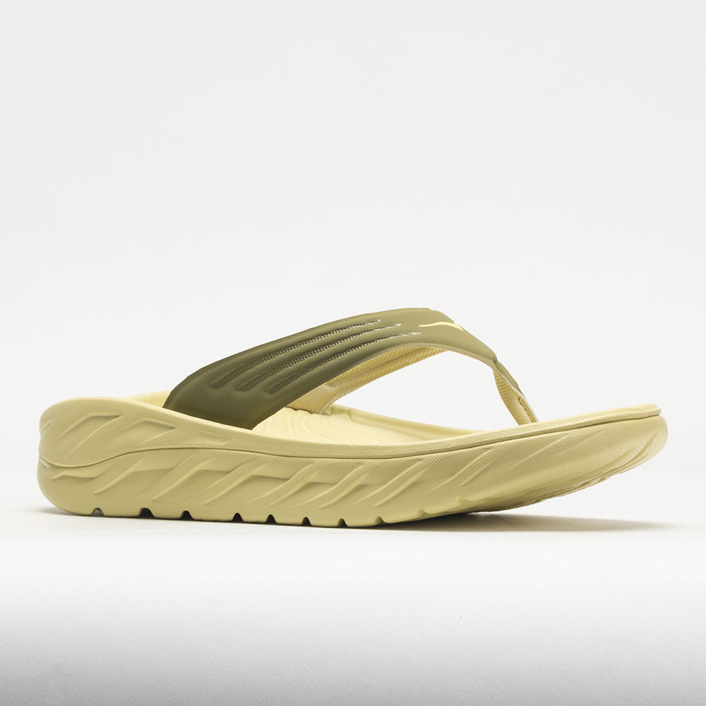 HOKA Ora Recovery Flip Men's  Green Moss/Celery Root