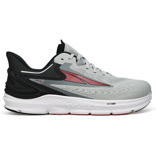 Men's Altra Torin 6, Gray/Red, 12.5 D Medium