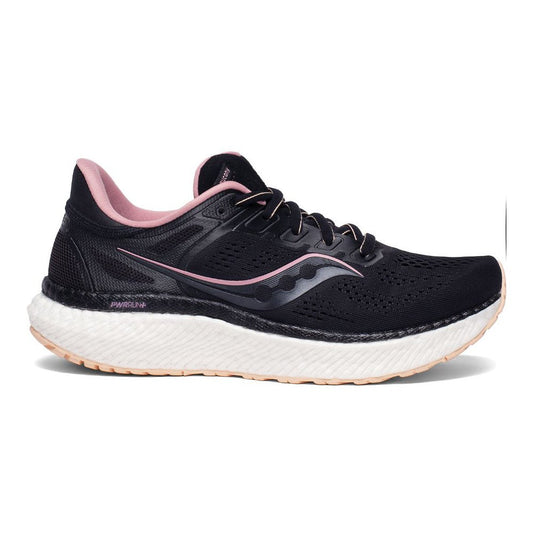 Women's Saucony Hurricane 23, Black/Rose, 7.5 B Medium