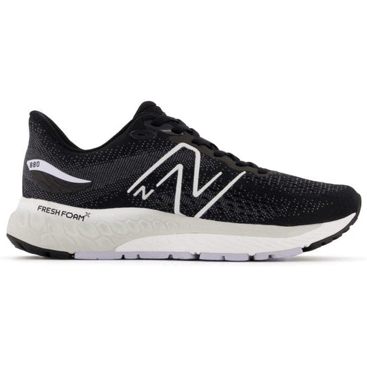 Women's New Balance Fresh Foam X 880v12, Black/Violet Haze, 7 B Medium