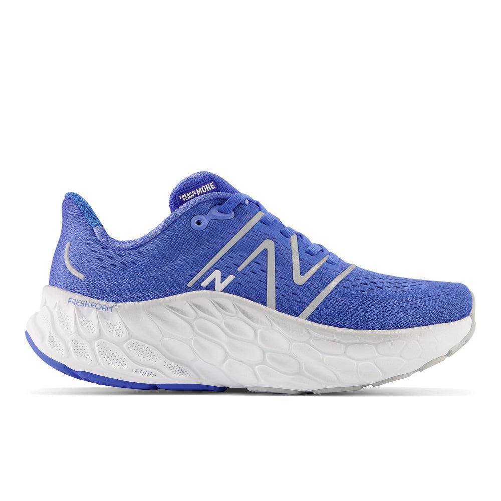 Women's New Balance Fresh Foam X More v4, Bright Lapis, 9.5 D Medium