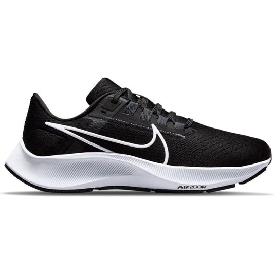 Women's Nike Air Zoom Pegasus 38, Black/White-Anthracite-Volt, 9 B Medium