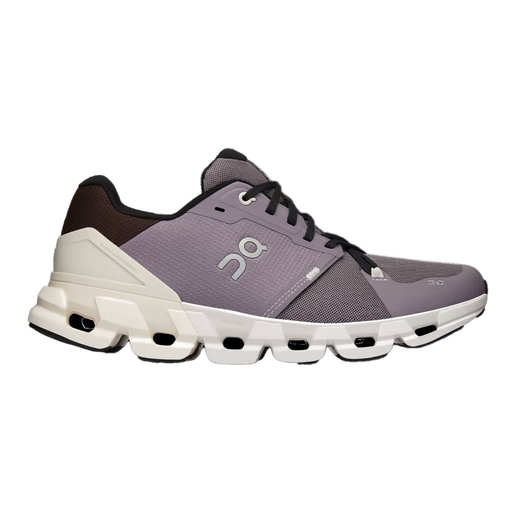 Women's On Cloudflyer 4, Shark/Pearl, 10.5 B Medium