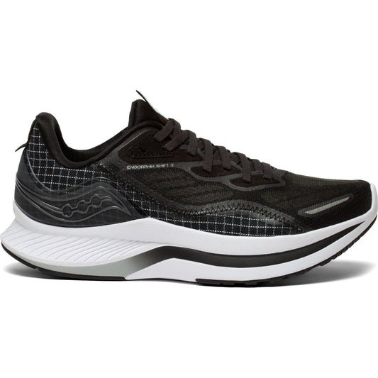 Women's Saucony Endorphin Shift 2, Black/White, 10 B Medium