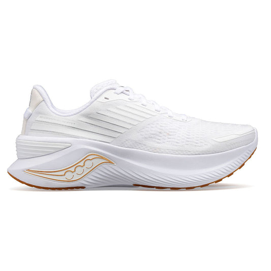 Women's Saucony Endorphin Shift 3, White/Gum, 8.5 D Wide