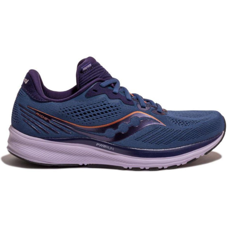 Women's Saucony Ride 14, Midnight/Copper, 8 B Medium