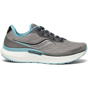 Women's Saucony Triumph 19, Alloy/Powder, 7 B Medium