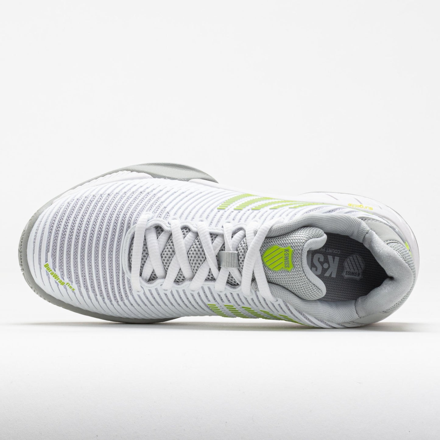 K-Swiss Hypercourt Express 2 Women's  White/Gray Violet/Lime Green