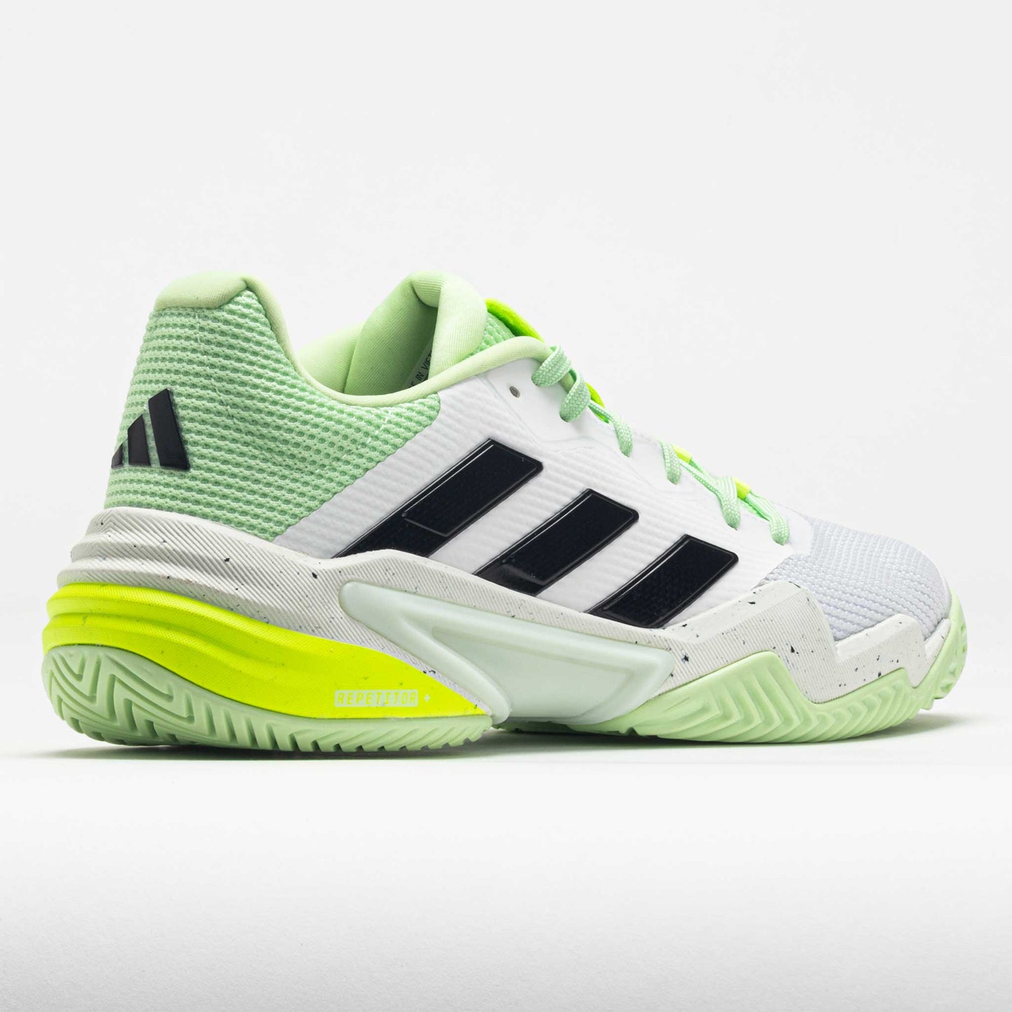 adidas Barricade 13 Men's  White/Core Black/Semi-Green Spark