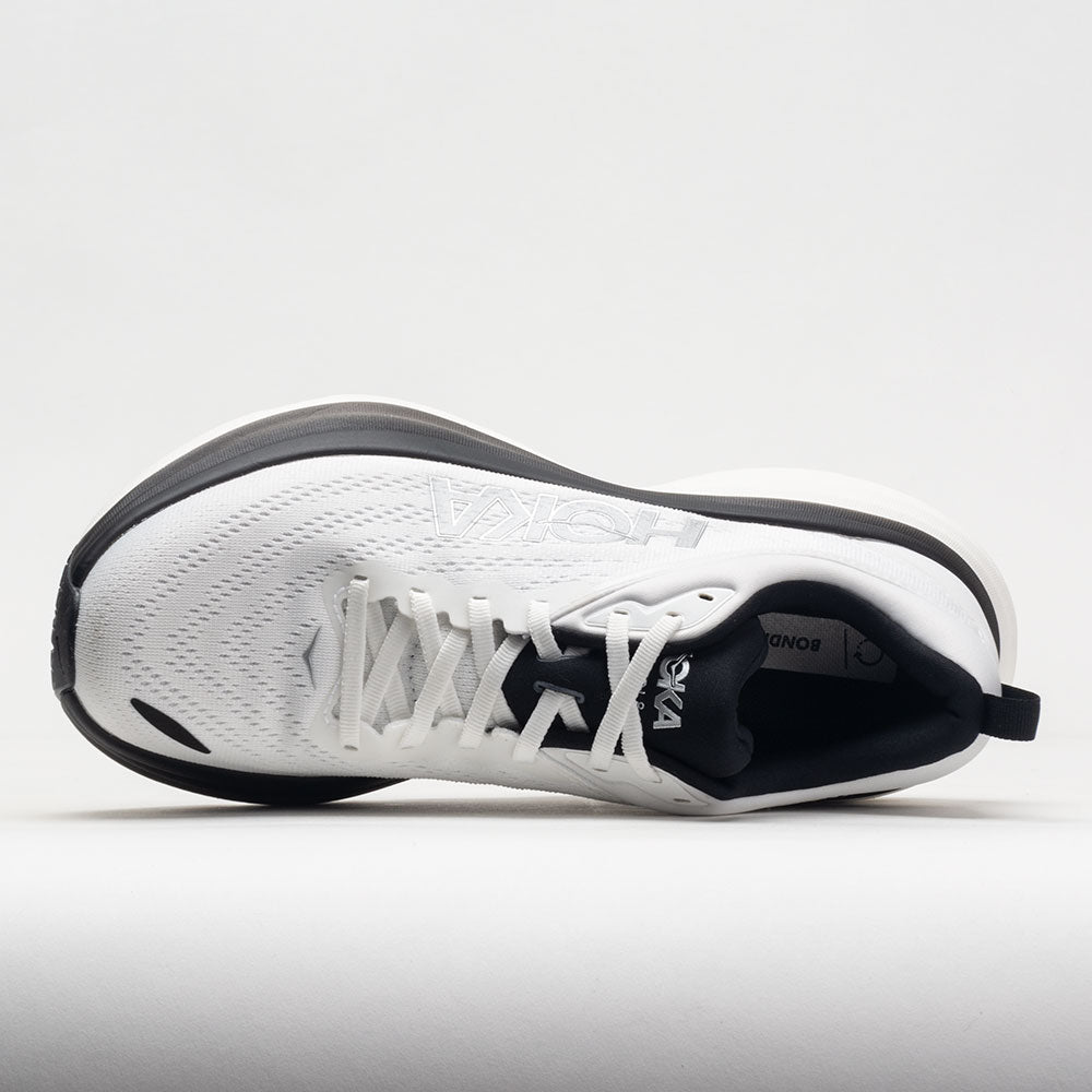 HOKA Bondi 8 Men's  White/Black