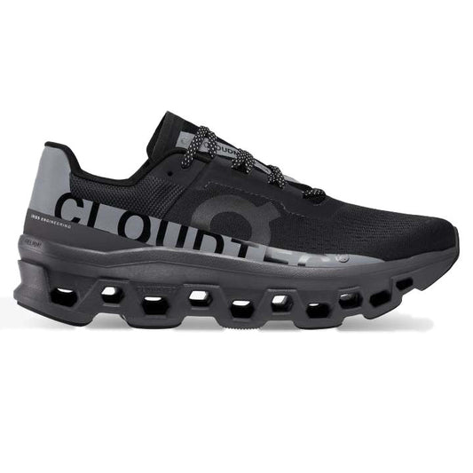 Women's On Cloudmonster, Black/Lumos, 10 B Medium