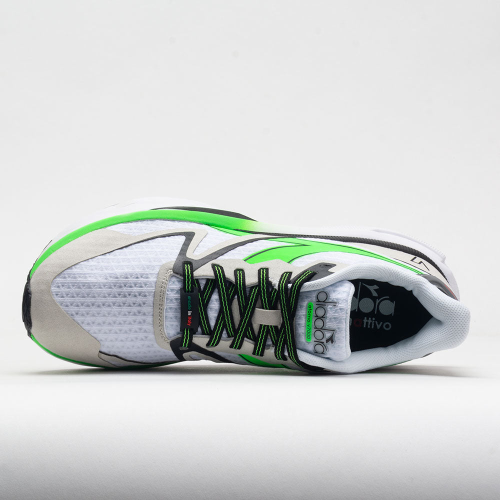 Diadora Atomo v7000 Men's  White/Green Fluo/Black