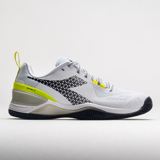 Diadora Blushield Torneo 2 Clay Women's  White/Black/Evening Primros