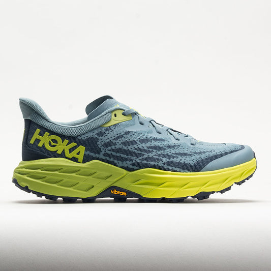 HOKA Speedgoat 5 Men's  Stone Blue/Dark Citron