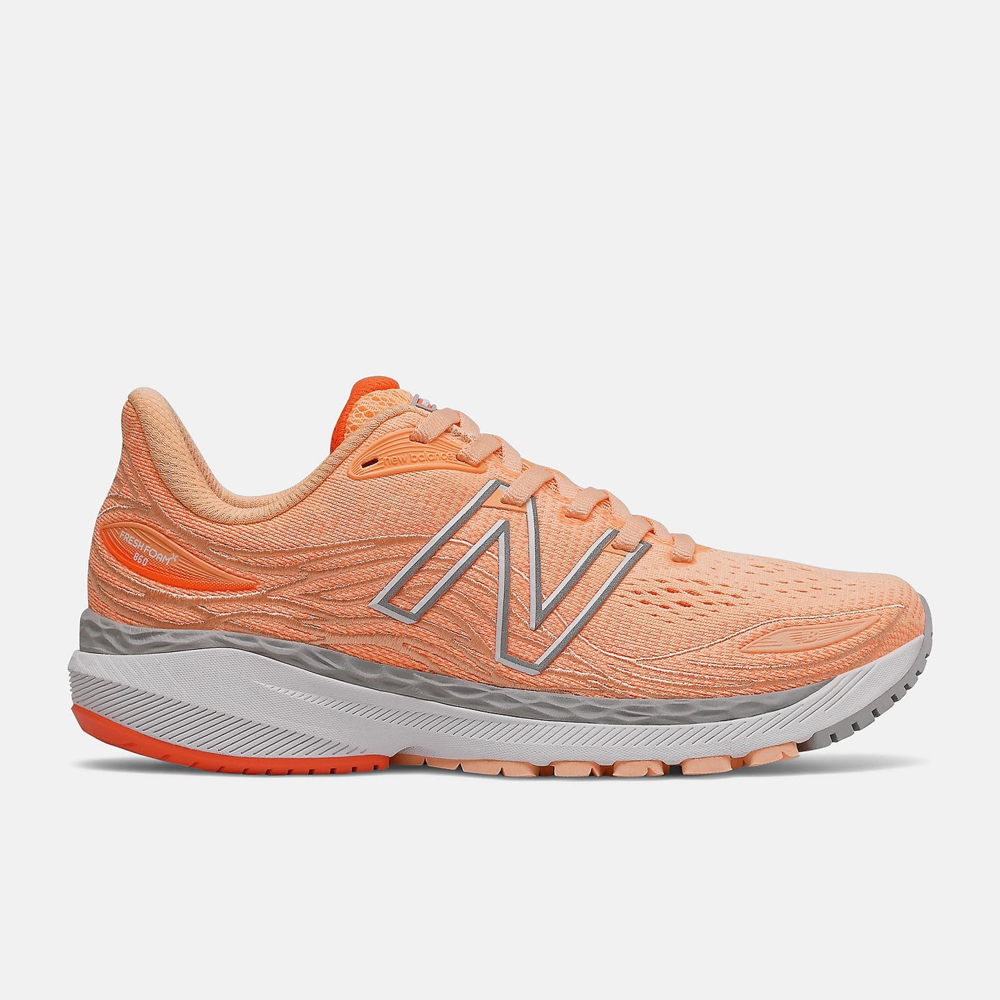 Women's New Balance Fresh Foam X 860v12, Light Mango, 10 B Medium